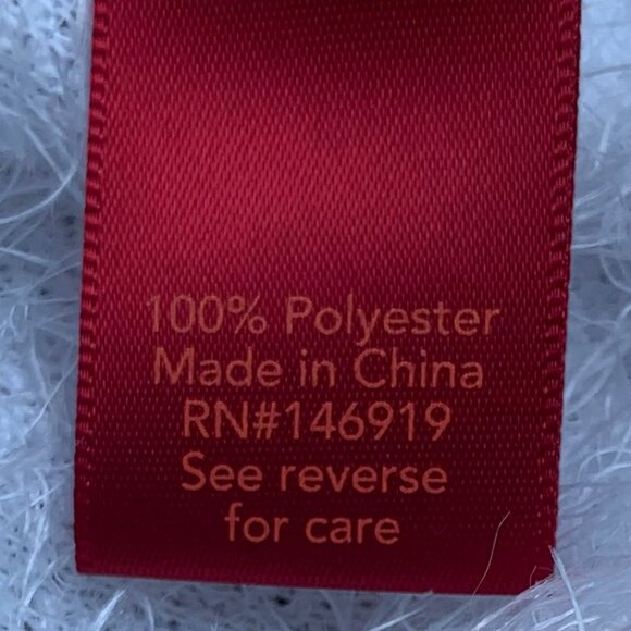 Jennifer Lopez V-Neck Eyelash Sweater Sz S - Picture 8 of 9